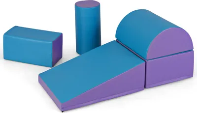 Produktbild von GOPLUS 5 tlg. Schaumstoffbausteine, Softbausteine, Riesenbausteine aus Polyurethan& EPE für Kinder