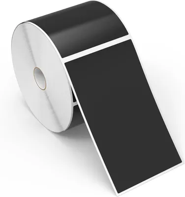 Immagine prodotto di Etichette adesive nere, 500 pezzi, 12,7 x 7,6 cm, rettangolari, per l'organizzazione