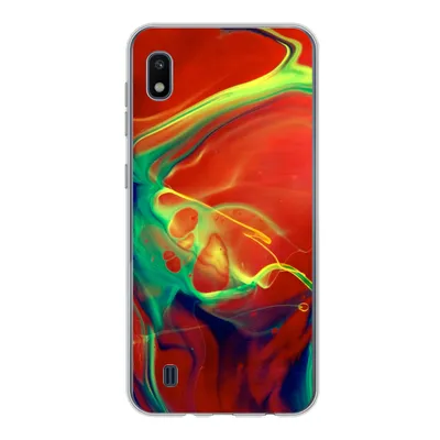Produktbild von MuchoWow® Handyhülle Schutzhülle Hülle für Samsung Galaxy A10 Kunst - Tinte - Farben - Psychedelisch Silikon Softcase Handy Hülle - Schutzhülle