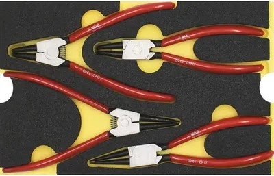 Produktbild von Moduleinlage Montagezangen WGB Gr. M 268 x 38 x 171 mm schwarz 4-tlg