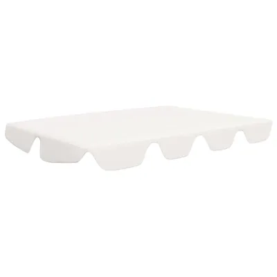 Produktbild von vidaXL Ersatzdach für Hollywoodschaukel Weiß 188/168x145/110 cm