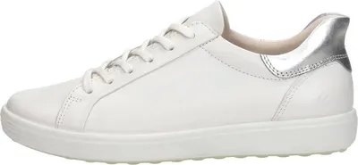 Produktbild von Ecco Soft 7 Easy Slip Lace Sneakers Laag - Wit - Maat 37