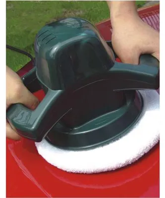 Produktbild von Auto-Poliermaschine 240mm + 2 Hauben Autopflege Lackpflege Polierer Poliergerät