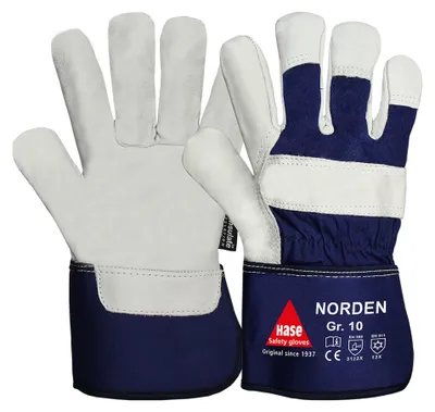 Produktbild von Hase Winterhandschuhe Norden Größe 8, Rindnarbenleder 6 Stk