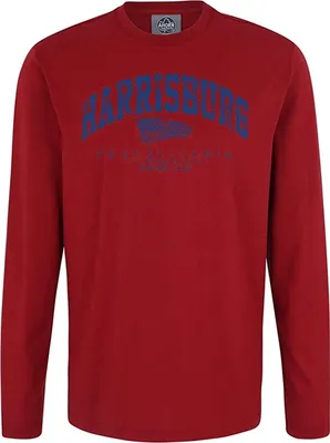 Produktbild von Übergrößen Longshirt Harrisburg Blau AHORN SPORTSWEAR Dark Red 9XL