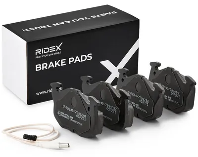 Produktbild von RIDEX 402B0073 Bremsbeläge Satz Vorne passend für PEUGEOT 106 II Schrägheck (1A, 1C) 205 II (20A/C) 306 Schrägheck (7A, 7C, N3, N5) für CITROËN SAXO