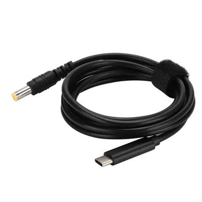 Obrázek produktu pro Kabel napájecího adaptéru, kabel adaptéru samec na samce, kabel napájecího adaptéru PD, kabel adaptéru TypE C, napájecí kabel notebooku