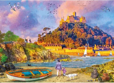 Image de Puzzle GIBSONS « Mont Saint-Michel » 1 000 pièces