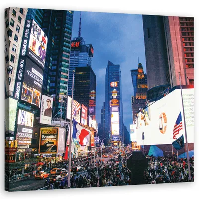 Produktbild von Leinwandbild städte & architektur - farbe 30x30 cm Feeby farbe wandbild bereit zum aufhängen