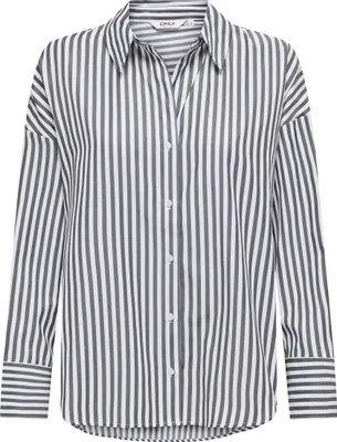 Produktbild von ONLY ONLOREGON SOLO SHIRT NOOS WVN Black/MEDIUM BRIGHT WHITE XS