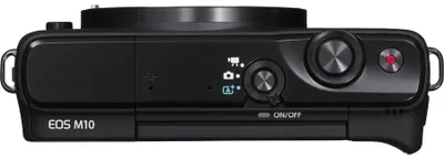 Produktbild von Canon EOS M10, 18 MP, 5184 x 3456 Pixel, CMOS, Full HD, Touchscreen, Schwarz