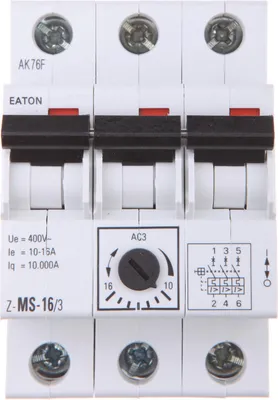 Obrázek produktu pro Jistič motoru 3P 7,5kW 10-16A Z-MS-16/3 248412