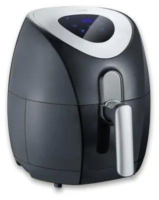 Produktbild von Severin Heißluftfritteuse mit 6 Automatikprogrammen, Frittieren ohne Fett, Heißluft-Technologie für gesundes Frittieren, Schwarz/Edelstahl, FR 2430