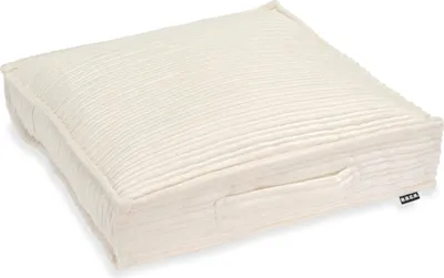 Produktbild von H.O.C.K. Precious Cord Matratzenkissen Cordsamt 50x50x10cm ecru weiß col. 001