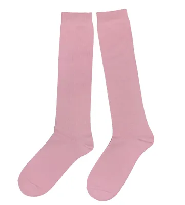Produktbild von Kinder Kniestrümpfe aus Baumwolle Pastell Rosa Größe 23-26