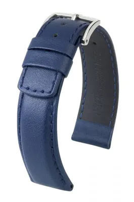 Produktbild von HIRSCH Runner- unstrukturiertes Leder in verschiedenen Farben (Länge: L (120mm / 80mm) / Anstoßbreite: 18 (zu 16) / Schließe: Edelstahl (Silber) / Sonderanfertigung*: nein / Farbe / Naht: Rot matt / Rot / Polsterung (Ansatz / Schließe) in mm: 4,5 mm / 2,4 mm)