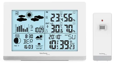 Obrázok produktu pre Počasťová stanica Funkwetterstation WS6762 s vonkajším senzorom, biela