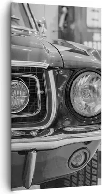 Produktbild von Bild auf Leinwand - Leinwandbild - Einteilig - Ford Mustang Mach - 65x120cm - Wand Bild - Wanddeko - Wandbilder - Leinwanddruck - Bilder - Wanddekoration - Leinwand bilder - Wandbild - PA65x120-4619
