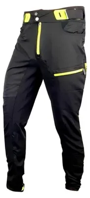 Obrázok produktu pre Haven Dlhé cyklistické šortky bez popruhov - SINGLETRAIL LONG - čierna/zelená 2XL