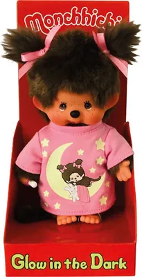 Produktbild von Monchhichi 223732 Mädchen - Glow in the dark