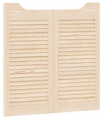 Produktbild von vidaXL Schwingtüren 2 pcs Natur Massives Kiefernholz