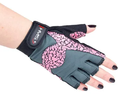 Obrázek produktu pro Fitness Rukavice Růžové Rst03 Hms L