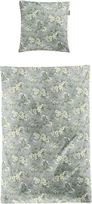 Produktbild von Irisette Mako-Satin Bettwäsche-Garnitur Tokio 8537  Farbe jade  140x200+70x90cm