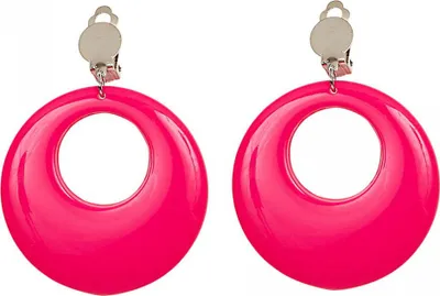 Produktbild von 80er Jahre Neon Ohrringe Pink