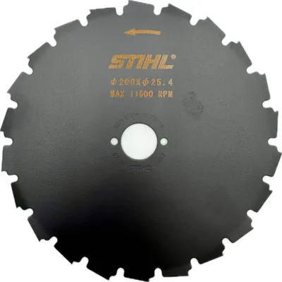 Obrázok produktu pre Stihl 41127134203, Čepeľ pre krovinorez, Čierna, Oceľ, 1 kusov