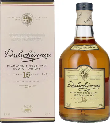 Produktbild von Dalwhinnie 15 Years Old Highland Single Malt Scotch Whisky 43% Vol. 1l in Geschenkbox