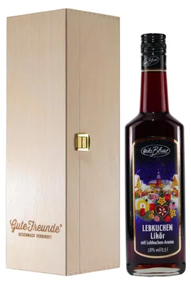 Produktbild von Blume Lebkuchen Likör mit Geschenk-Holzkiste