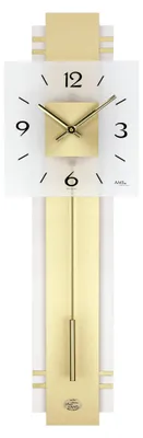 Produktbild von AMS Quarz-Pendeluhr, Quarzpendelwerk, 22x68x7cm, 7301