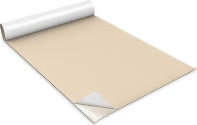 Immagine prodotto di Pellicola autoadesiva per mobili - Pellicola decorativa - Mobili da tavolo - Tagliabile su misura - Colore marrone chiaro - 100 x 50 cm