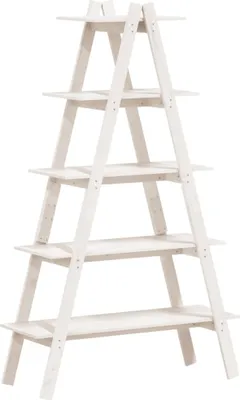 Produktbild von vidaXL Regal mit 5 Böden A-Form 110x40x180,5 cm Massivholz Kiefer