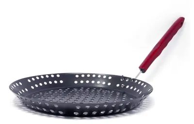 Produktbild von BBQ Skillet Grill-Bratpfanne mit abnehmbarem Holzgriff - Ø 32cm