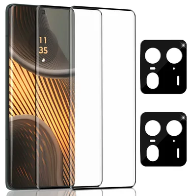 Obrázok produktu pre 2-balenie Motorola Edge 50 Ultra Ochranné sklo na displej & 2-balenie ochrana objektívu - Tvrdené sklo 9H - Super kvalita 3D