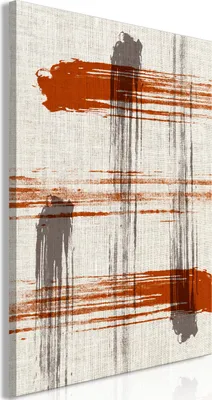 Produktbild von Vlies Leinwandbild - Abstract Game (1 Part) Vertical 40x60 cm Abstrakt n-A-0978-b-a
