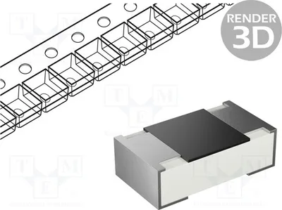 Produktbild von 100x Widerstand: thick film SMD 0,125W 1kΩ 5% 0805  -55÷155°C RC0805JR-071KL Widerstän
