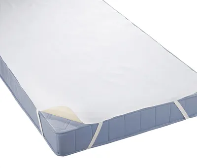 Produktbild von Biberna 809720-001 Wasserundurchlässige Molton Matratzenauflage Weiß, Größe:100 x 200 cm