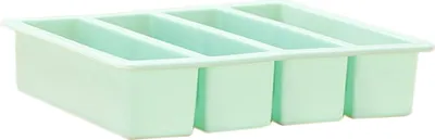 Produktbild von Silikon-Butterform mit Deckel, großer Buttermacher, antihaftbeschichtete Butterschale für Brownies, hausgemachte Kräuter-Knoblauchbutter