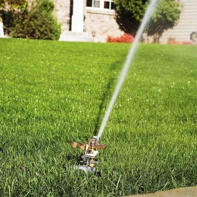 Produktbild von Famanu Sprinkler 360° - Professioneller Metall Pulsator für Gartenbewässerung