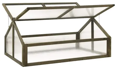Immagine prodotto di Serra grigia 114x80x50 cm in legno d'abete