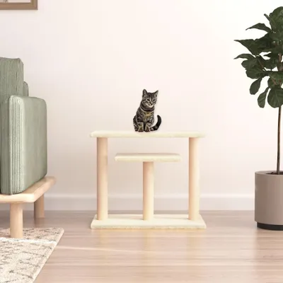 Image de Arbre à chat avec plates-formes 62,5 cm Arbre à grimper Arbre de jeu pour chats