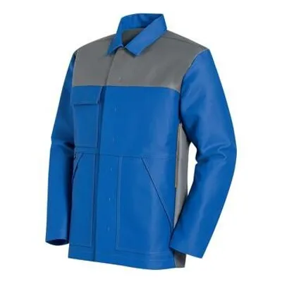Produktbild von uvex Arbeitsjacke welding blau, grau, kornblau Gr. 60, 62