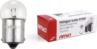 Zdjęcie produktu dla Żarówki halogenowe R10W BA15s 12V 10W 10 szt. AMIO-01487