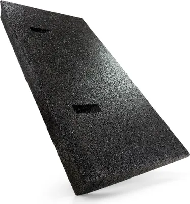 Produktbild von Autorampe Gummi schwarz I Breite: 50 cm I Höhe: 45 mm I Rollstuhlrampe Gummikeil