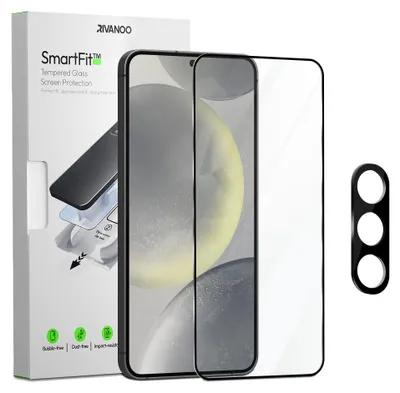 Obrázok produktu pre 1-balenie Samsung S24 Plus Ochranné sklo na displej & 1-balenie ochrana objektívu - Tvrdené sklo | [Automatická inštalácia] - Bez bublín