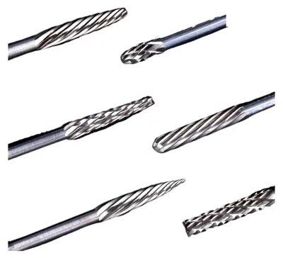 Produktbild von 2 Stück 3mm Schaft Drehfeile für Holz und Metall