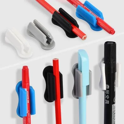 Obrázek produktu pro Silikonový držák na psací potřeby – design s dvojitým mřížkováním – univerzální pro různé psací potřeby