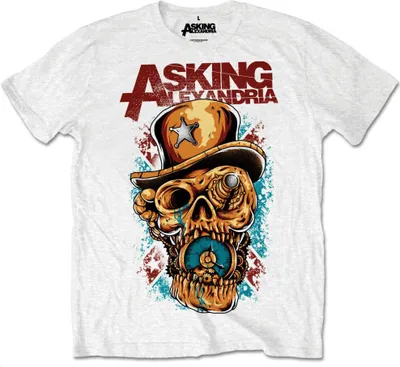 Produktbild von Asking Alexandria - Stop The Time Uni Kleines T-Shirt - Weiß